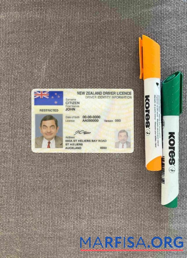 Printable New Zealand DL photolook template